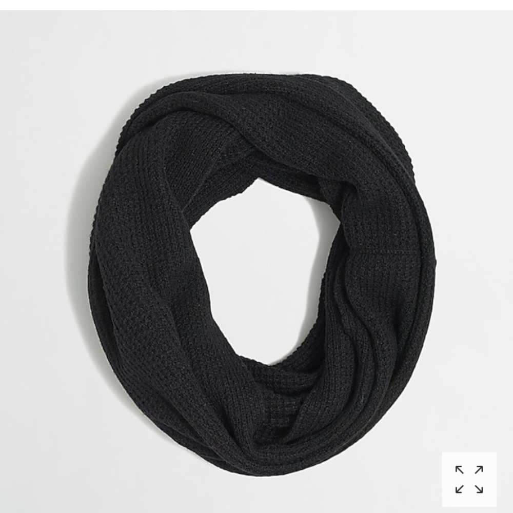 J Crew Waffle Infinity Scarf, Tan